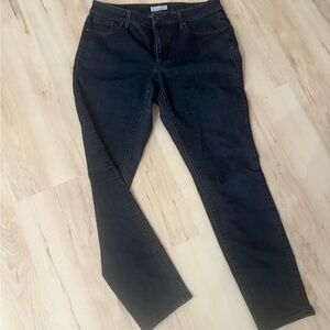 LOFT Skinny Jeans in Dark Indigo size 12